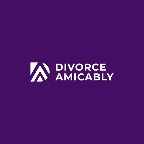 Logo for a new, healthy way for reasonable people to divorce Design by rk43_lab