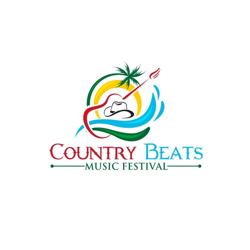 Iconic logo for iconic event for country music festivals in Florida Design by Web Hub Solution