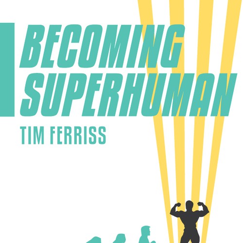 "Becoming Superhuman" Book Cover Design by annmarie116