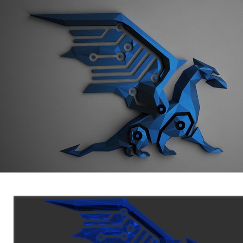 3D Dragon Rendering Design by Sifa Lovely Design