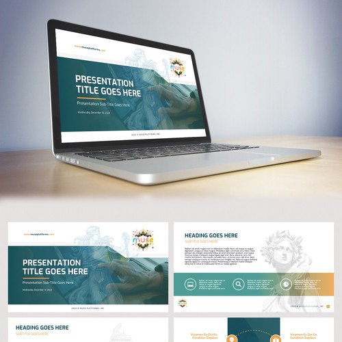 Designs muse with us define our powerpoint template library