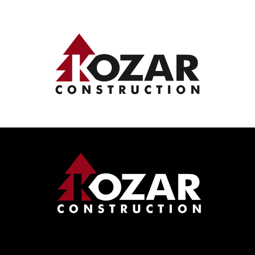 Simple Construction Company Logo with Creativity Diseño de innovates