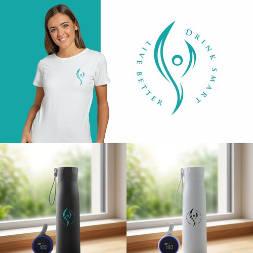 e-commerce product smart water bottle logo and brand designs Design by X-DNA