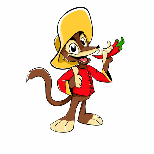 Spicy Food Festival Mascot Design by alessiovelaz