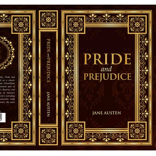 pride and prejudice book spine