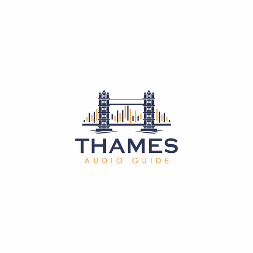 New logo for tourist audio guide of the Thames in London Design by Last3™