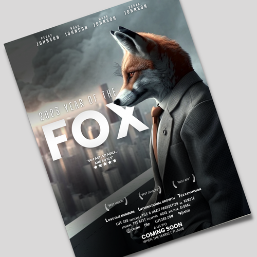 Life360 2023 Year of the Fox Poster Design by Ashley Cannuli