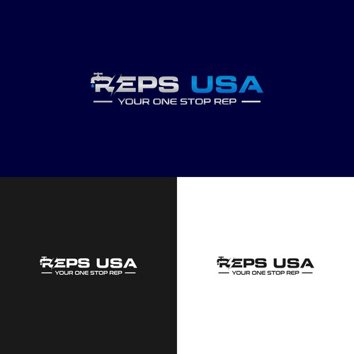 Rep's USA Logo Design by Rhibas