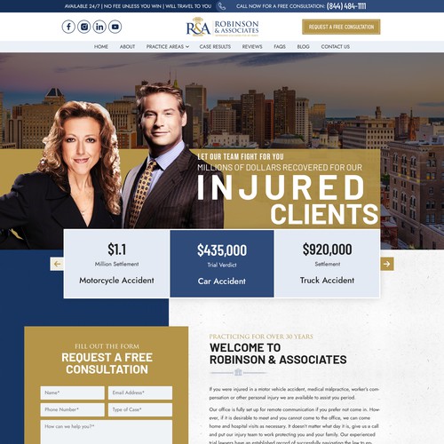 Maryland Accident Design by pixelwebplanet