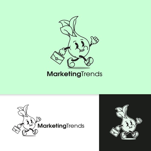 Illustrated Character Logo for Newsletter Design by WinterIsHere