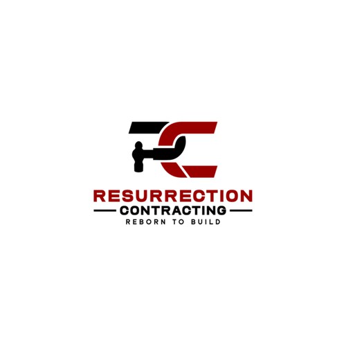 "Reborn To Build" construction company logo. Design by Jayastu19