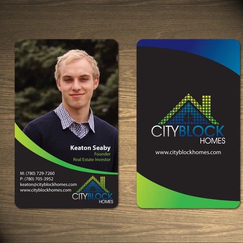 Business Card for City Block Homes!  デザイン by Tcmenk