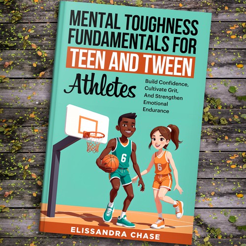 BASKETBALL! I need an attention-grabbing cover package for a sports themed non-fiction book Design by ~99~