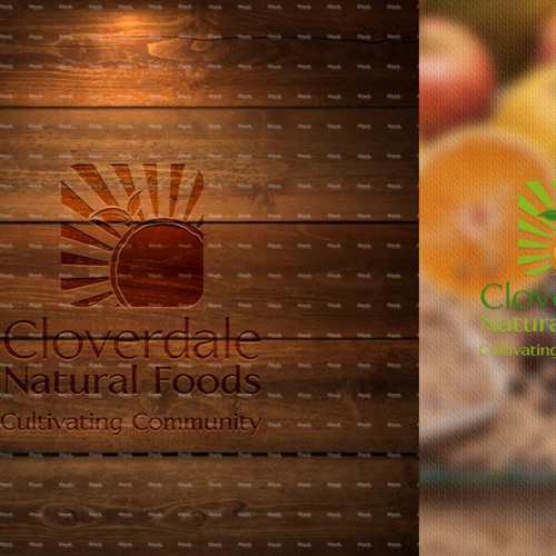 Natural grocery store Logo Design by dx46