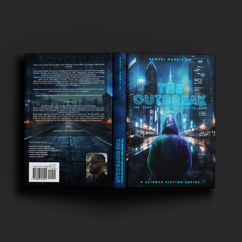Sci-fi book cover with horror elements needed. Design by AnriDesign