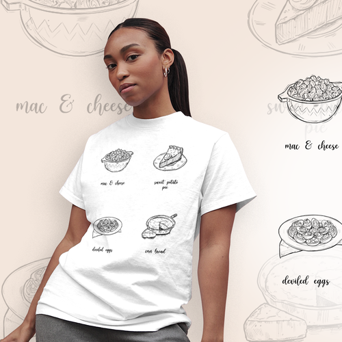 Soul Food/Foodie Themed T-Shirt Designs Design von MaryRay