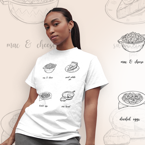 Soul Food/Foodie Themed T-Shirt Designs Design by MaryRay