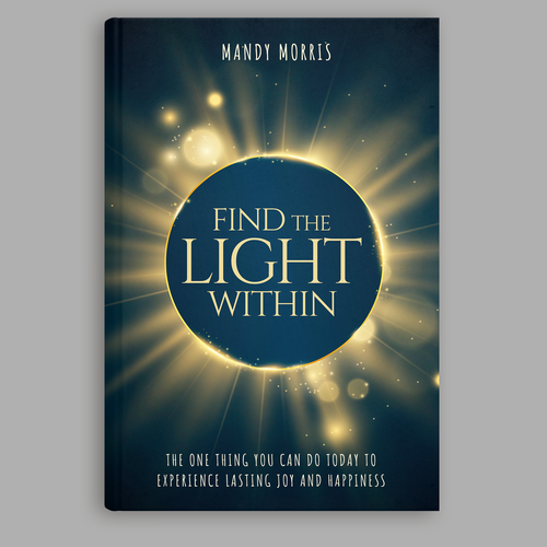 Book cover “find the light within” Design by ZeppelinDG