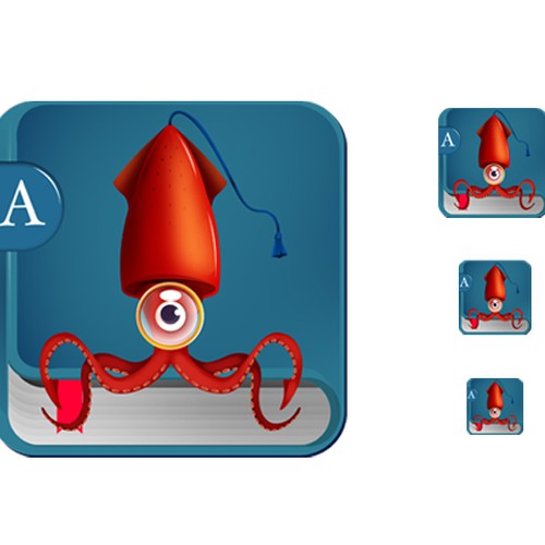 Icon for 'Wordsquid' App for iPhone and iPod touch Design by angintimur