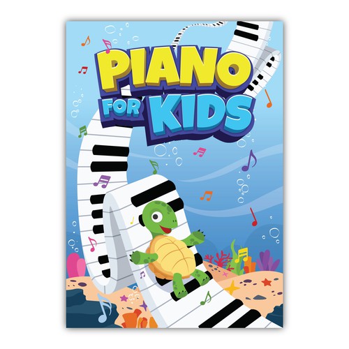 Piano For Kids Book Cover Design by High Tension