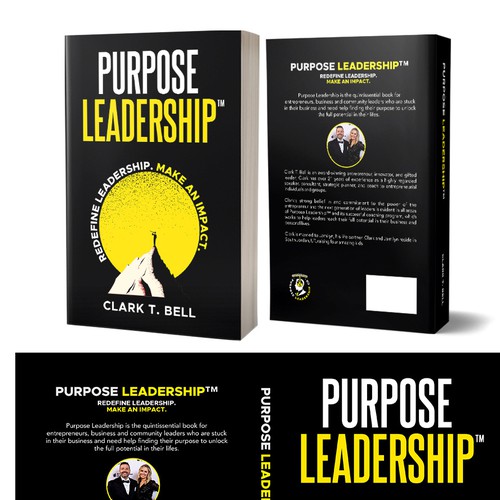 Purpose Leadership Book Cover Design by desainbagus3