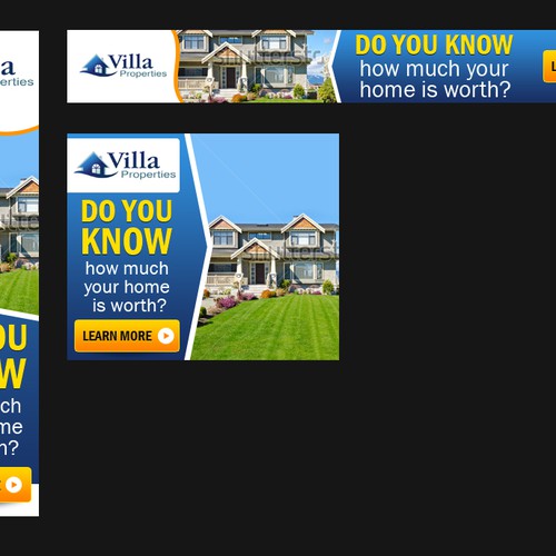 Create the next banner ad for Villa Properties Design by Alex69