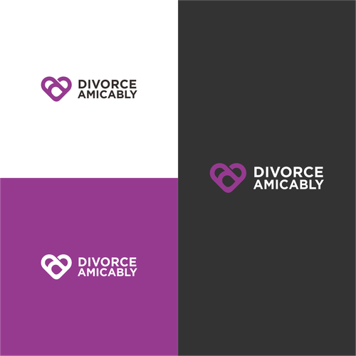 Logo for a new, healthy way for reasonable people to divorce Design by SALICKER