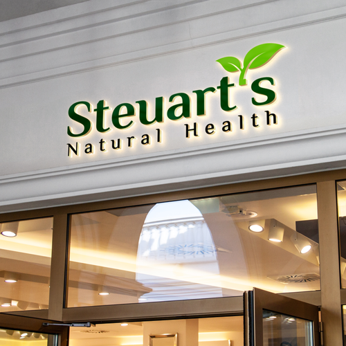 "Steuart's Natural Health" New Logo Design by Salman♥