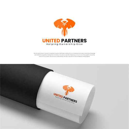 UP (United Partners) Real estate investement Start UP!! Design by wulandaruart