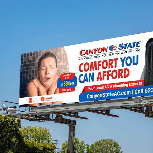 Design An Eye-Catching Billboard For An HVAC Company Design by WebBro