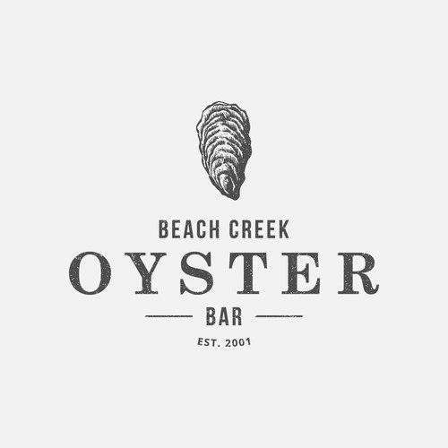 Oyster Bar logo Design by vuveeh™