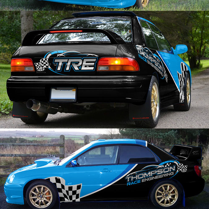 Subaru Rally Car Design Wrap | Car, truck or van wrap contest