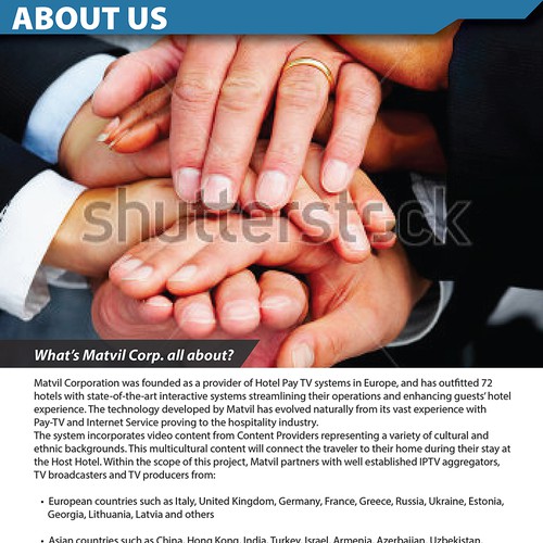 Create a corporate B2B brochure design Design by V.M.74