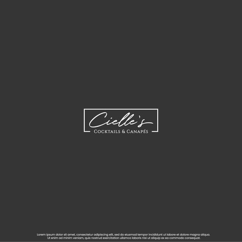 Logo for a new cocktail bar / restaurant. Classy. Elegant. Design by Northpix Studio®
