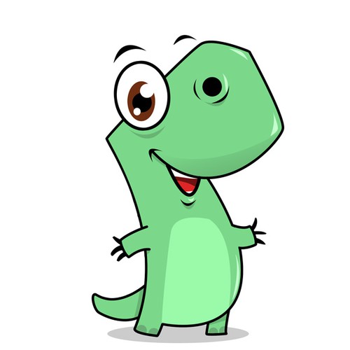 draw a cute T-REX icon/mascot Ontwerp door iqzir08