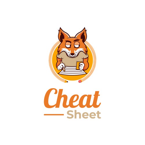 Unique descriptive combo mascot Logo that embodies the action of cheating on a test & shortcuts Design von DevDevit   ★ ★ ★ ★ ★