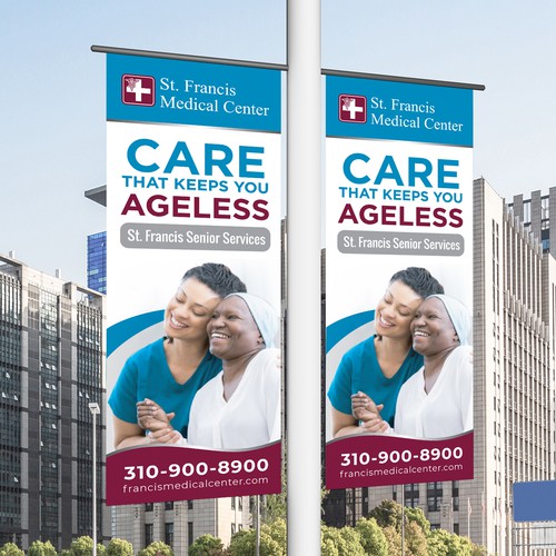 Design a banner that attracts older adults & families to use our specialized senior care & services Design by Sketch Media™