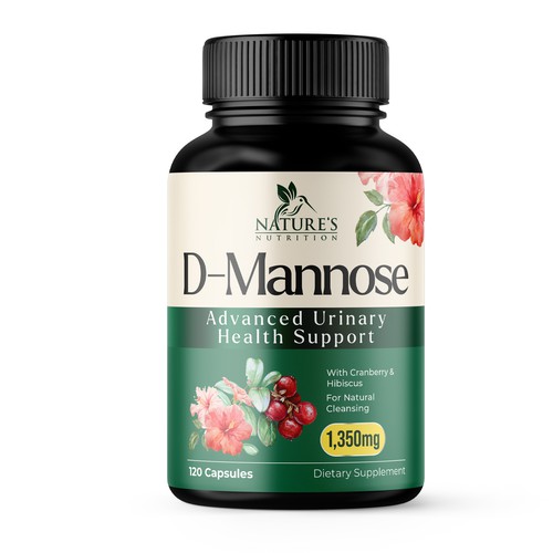 Colorful D-Mannose Design Needed for Nature's Nutrition Design réalisé par UnderTheSea™