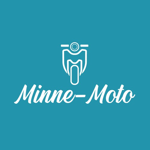 A motorcycle and scooter event company, Minnesota based "Minne-Moto" Diseño de citra1988