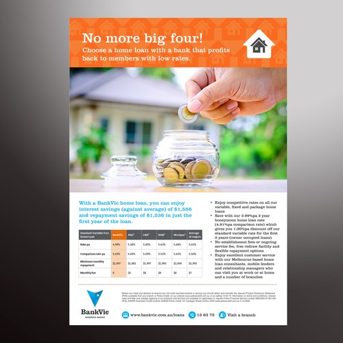 Home Loan Advertising Campaign | Postcard, flyer or print contest