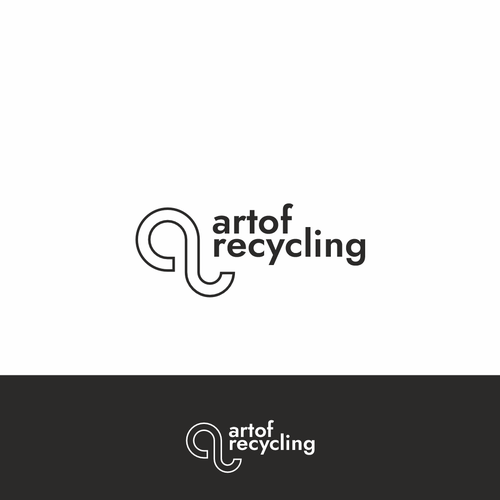 Logo design for a brand-new design and art project within tire recycling. Design by helcapitano