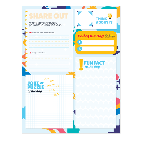 Design a worksheet template for children's activity book Design by KariJeaux