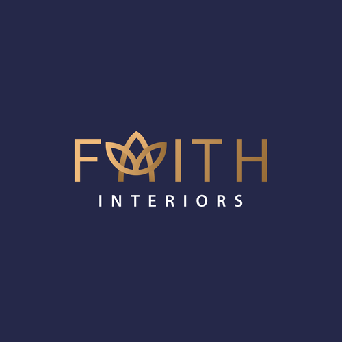 Design an ORIGAMI Lotus logo for an interior design company. Design by logorilla™