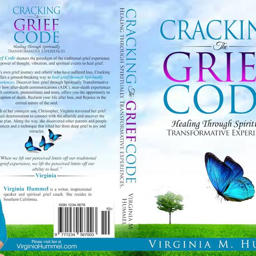 Create an intriguing paperback cover for Cracking the Grief Code Design by Arrowdesigns