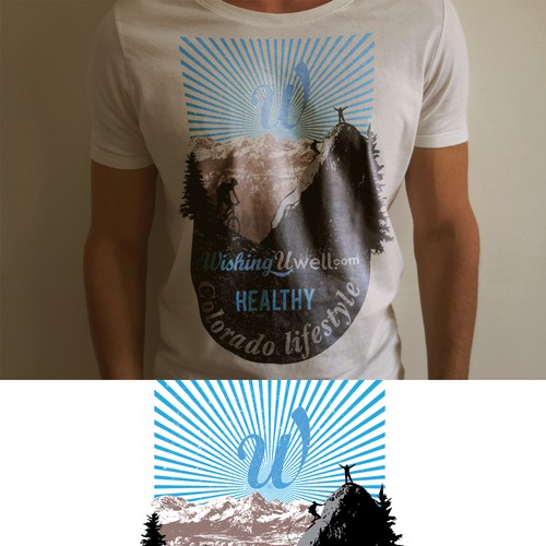 Create an awesome shirt that captures the active/healthy Colorado lifestyle!
