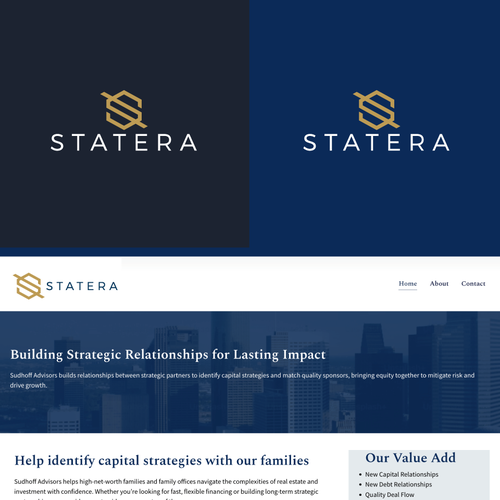 Luxurious, Minimal, Modern Logo Design for a High-End Advisory Firm Design by memindlogo