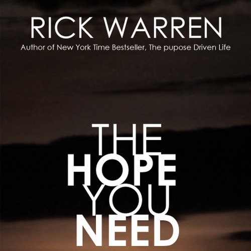 Design Rick Warren's New Book Cover Design réalisé par Lead