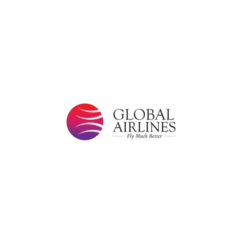 Take off! A Brand New Global Airline logo! Design by reflect the style ™