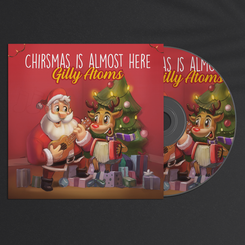 Make artwork for my kids Christmas CD! Design by Manzanocoli