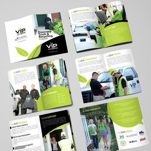 Diseño de Simple Booklet for Unique Waste Company. de --Hero